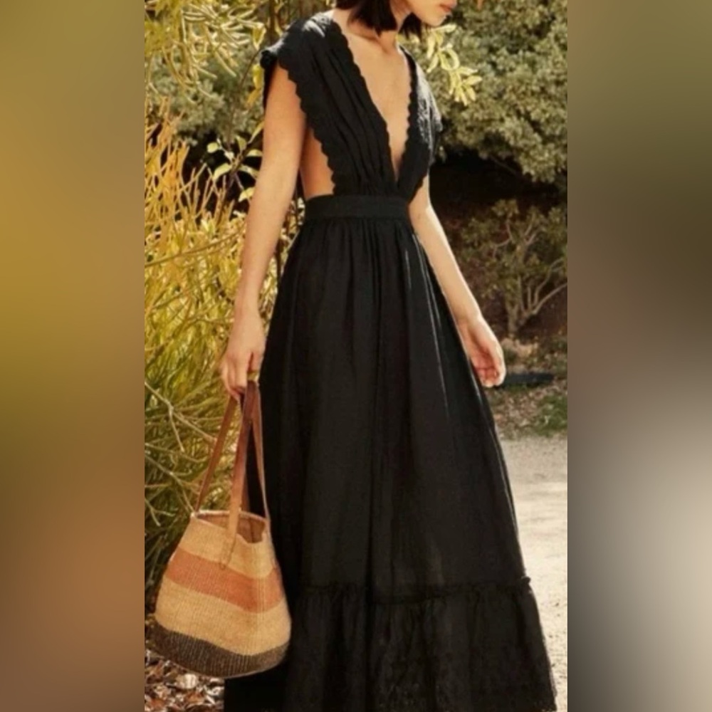 Doen black Merida dress